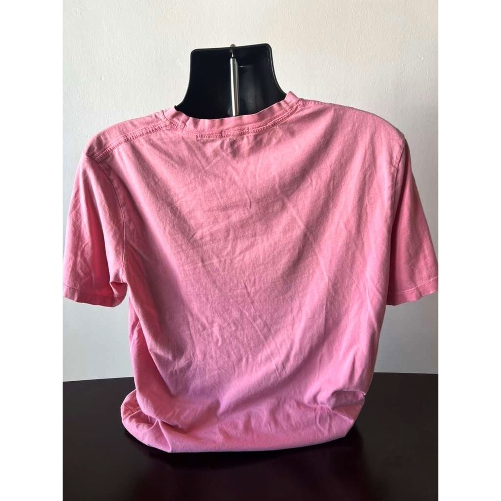 Scotch & Soda Men's Large T-Shirt Pink Organic Cotton Amsterdam Couture Graphic - Picture 2 of 6